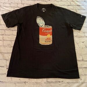 Andy Warhol Uniqlo SPRZNY, Pop Art, Black Tee, Size L